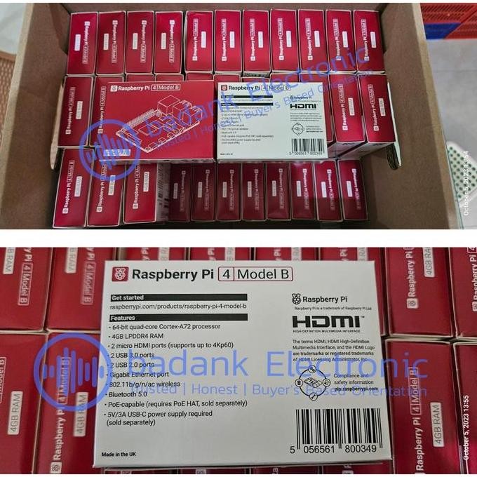 Raspberry Pi 4 Model B - 4GB RAM