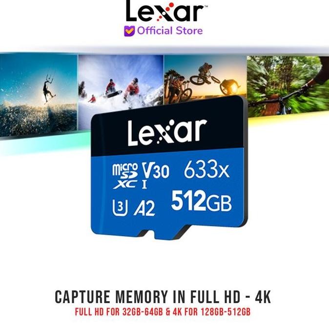 Lexar High Performance 633x MicroSDXC UHS-I A1 128GB - micro SD 128 GB