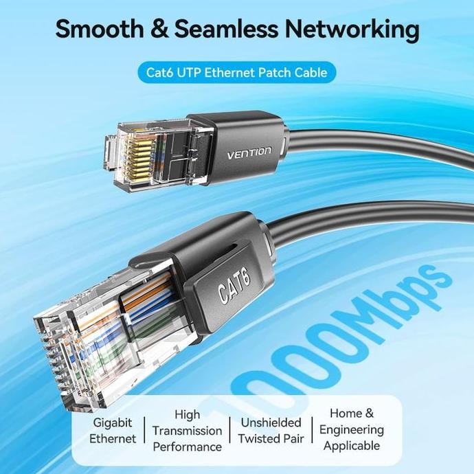 Vention LAN Cat.6 Cat6 UTP RJ45 Gigabit Ethernet 0.5 - 10 Meter