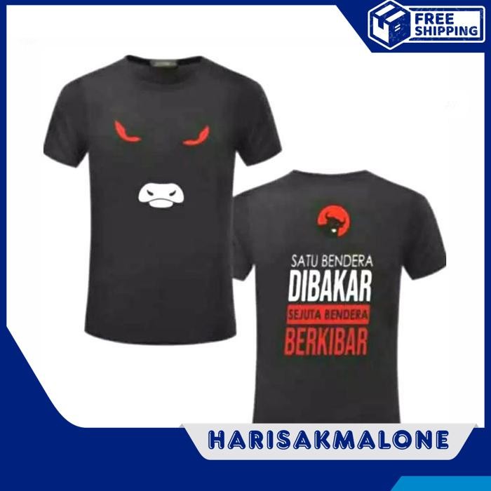 GRATIS ONGKIR KAOS TSHIRT BAJU MURAH DISTRO SATU BENDERA GANJAR PRANOWO PDIP PERJUANGAN PDI PEMILU P