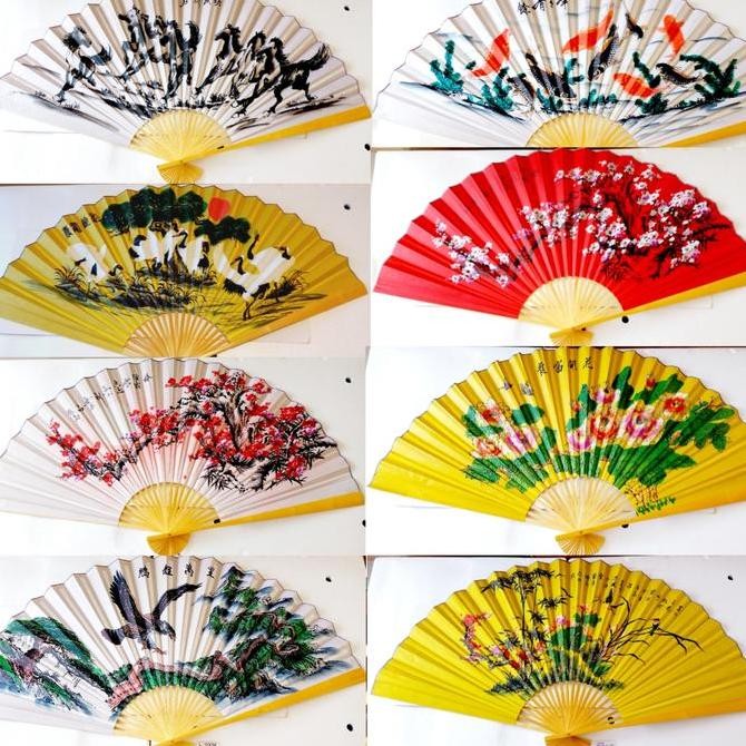 Kipas Lukisan Jumbo / Kipas Imlek Cina Besar / Chinese Painting Fan