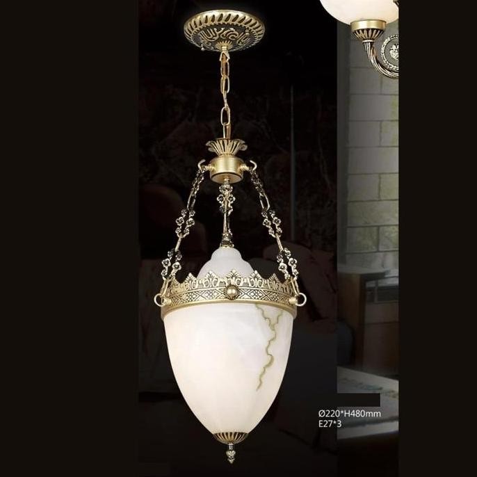 FL 183 / 3 LAMPU GANTUNG HIAS TERAS KLASSIC MINIMALIS KACA KANOPI Murah