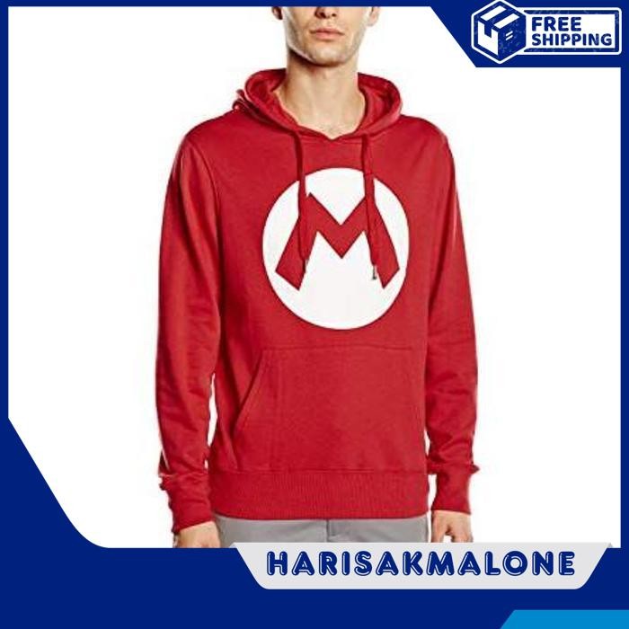 BERKUALITAS JAKET HOODIE SWEATER JUMPER DISTRO SUPER MARIO BROS GAME NINTENDO POLOS CUSTOM INDONESIA