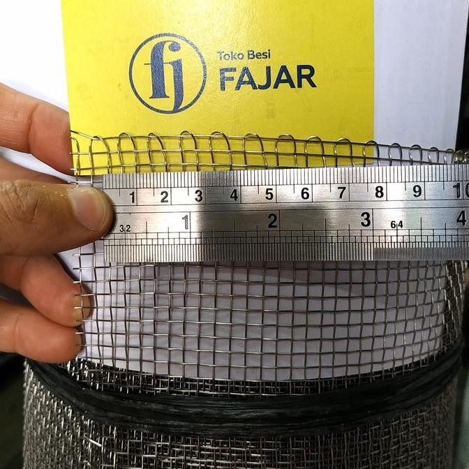 Kasa kawat saringan ayakan pasir serbuk jagung mesh 6 stainless 4 mm SMR