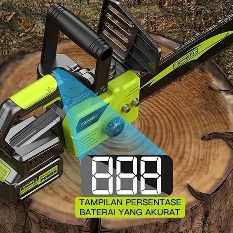 Codzper Cordless Chainsaw Gergaji Mesin Lithium Gergaji Rantai Elektrik Portable Genggam Lithium Zp0