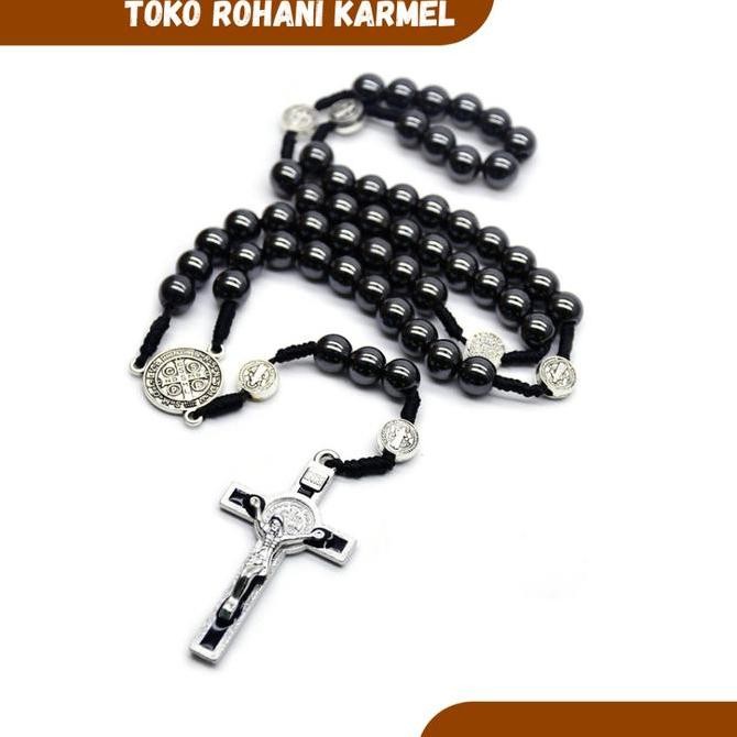 ROSARIO ITALY (BATU BLUSTIN) 8 MM / ROSARIO KATOLIK / KALUNG ROSARIO KATOLIK / ROSARIO PREMIUM / ROS