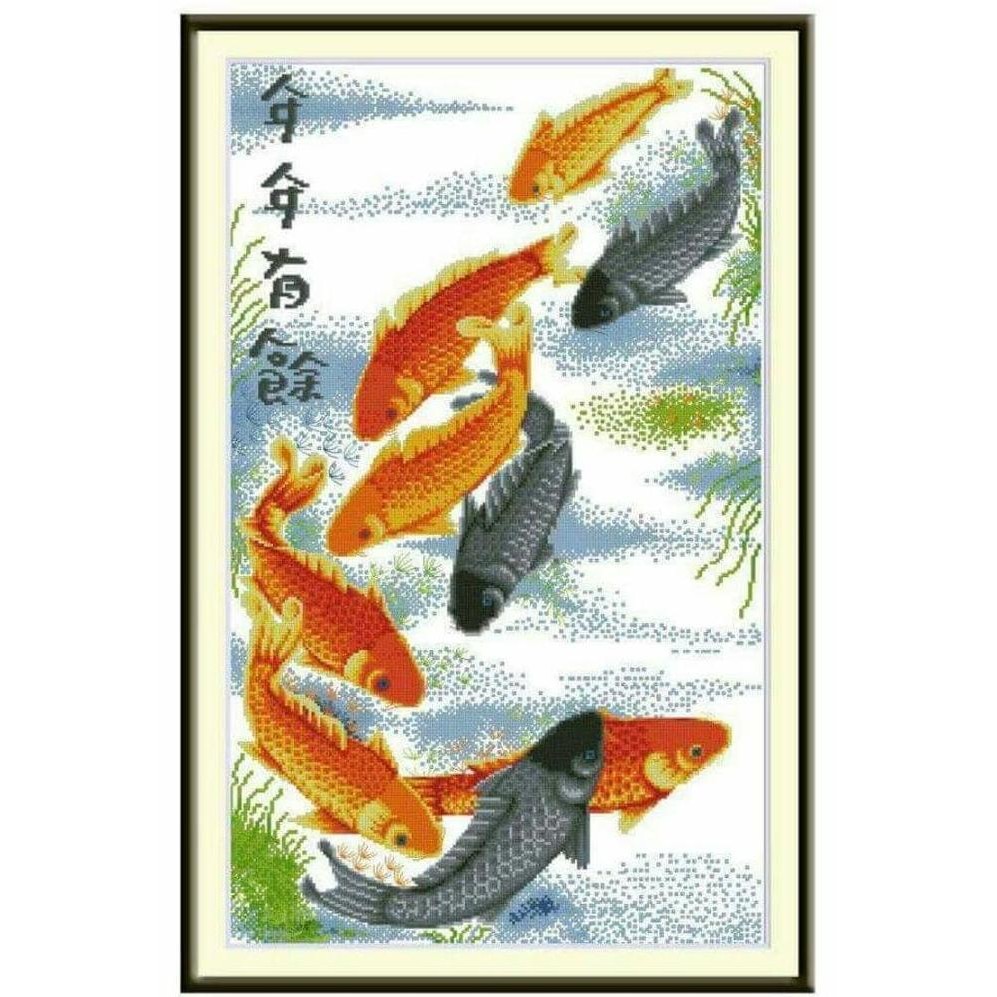 paket kristik ikan koi nine fish