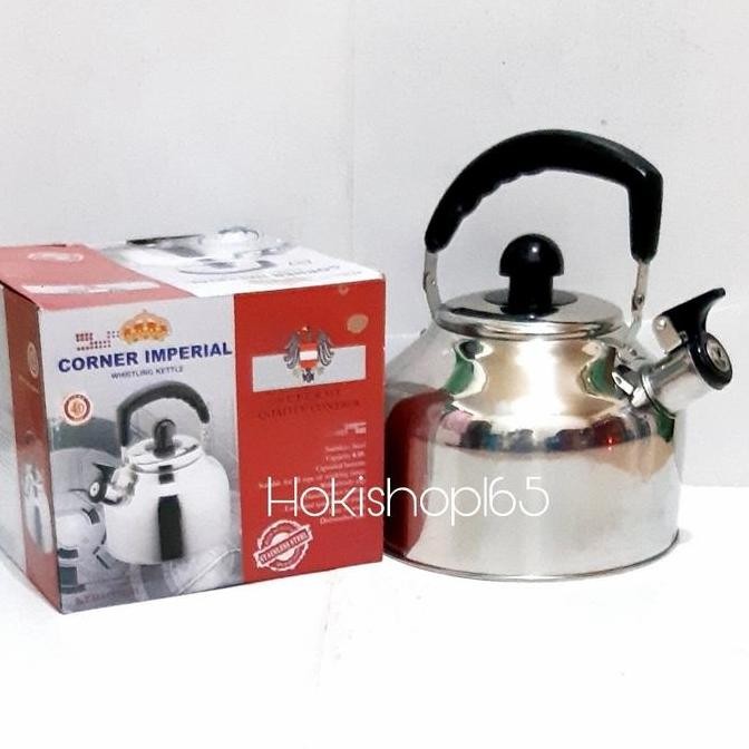 Whistling Kettle Hight Quality Imperial/Teko Siul Air Masak Stainless Steel/Teko Bunyi Premium