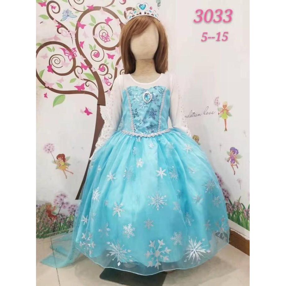 Dress Kostum Anak Frozen Elsa Dress Frozen Elsa