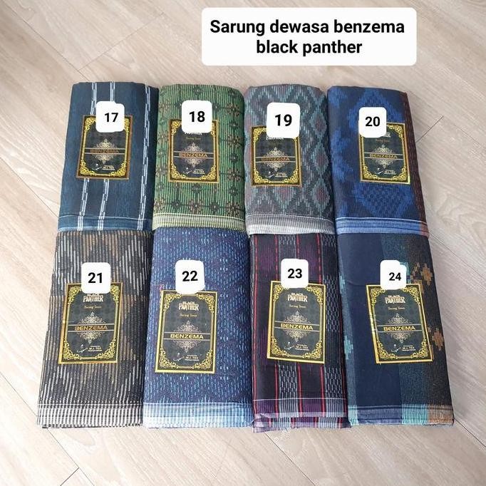 READY STOCK SARUNG DEWASA BENZEMA BLACK PANTHER 