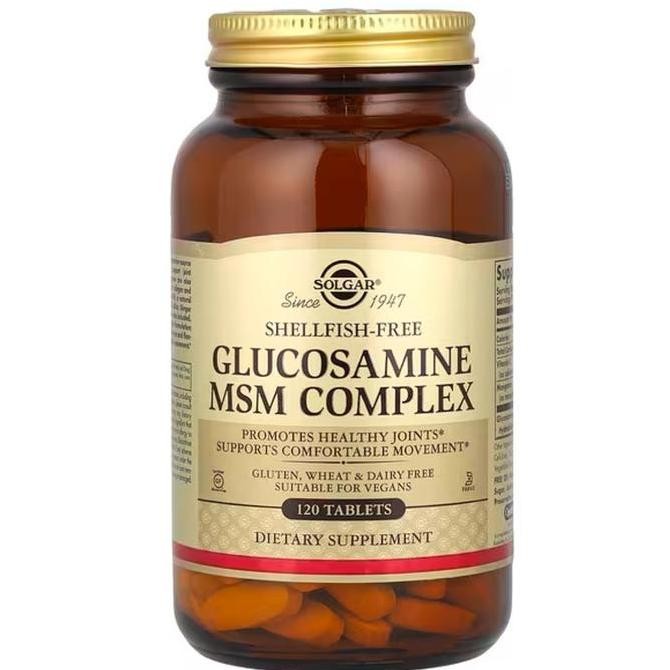 Solgar Glucosamine Msm Complex 120 Tablets _Peoni