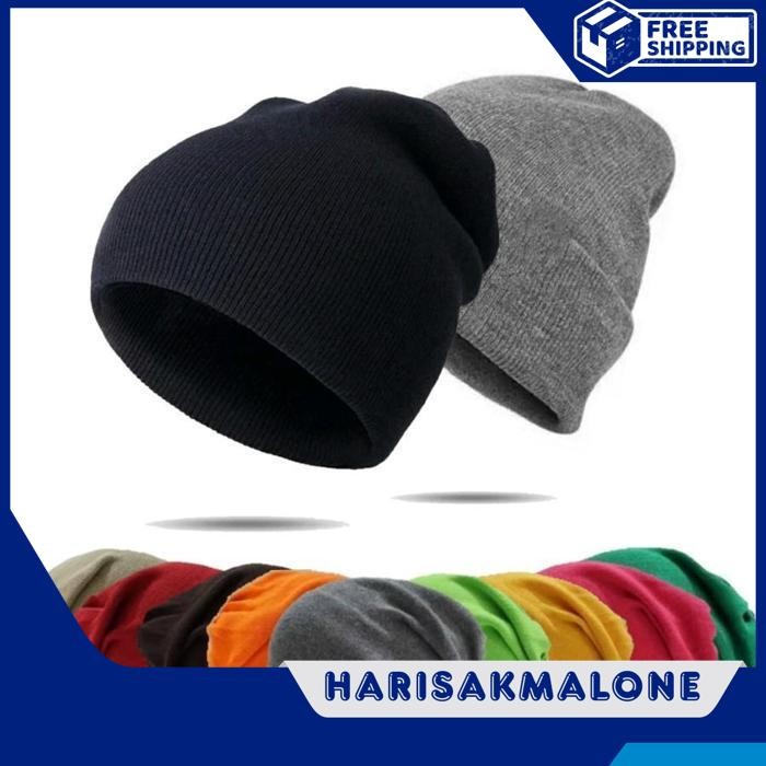 HEMAT TOPI BEANIE STREET KUPLUK RAJUT HAT CAP DISTRO POLOS CUSTOM INDONESIA PRIA WANITA UNISEX KEREN