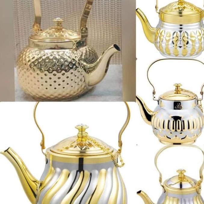 Teko Ibrik Kuningan Oleh Oleh Haji Umroh