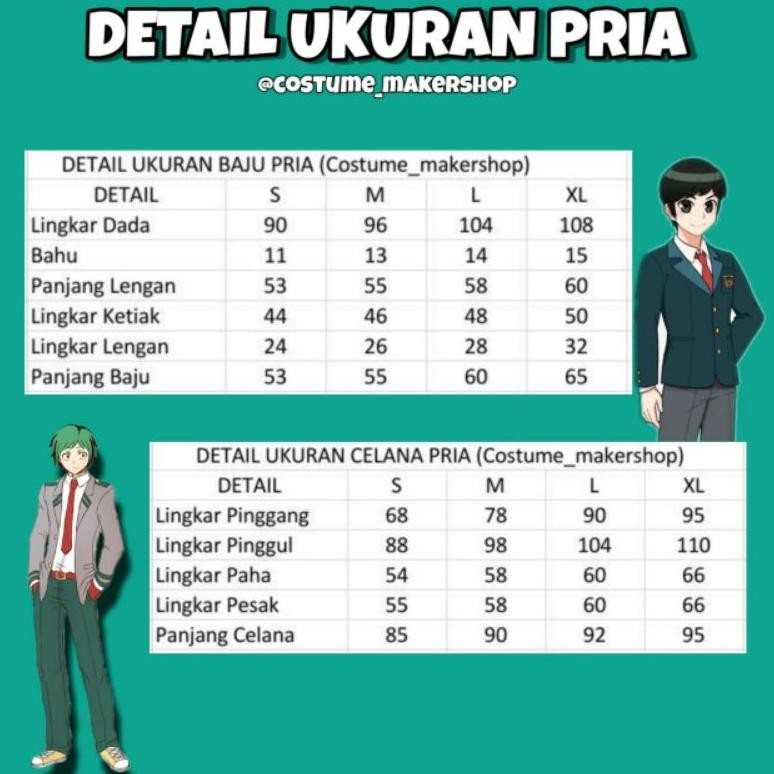 PROMO Kostum Anime Jujutsu Kaisen Gojo Satoru Yuji Itadori