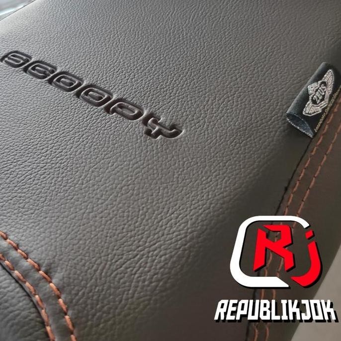 Kulit jok motor CAFERACER Honda Scoopy