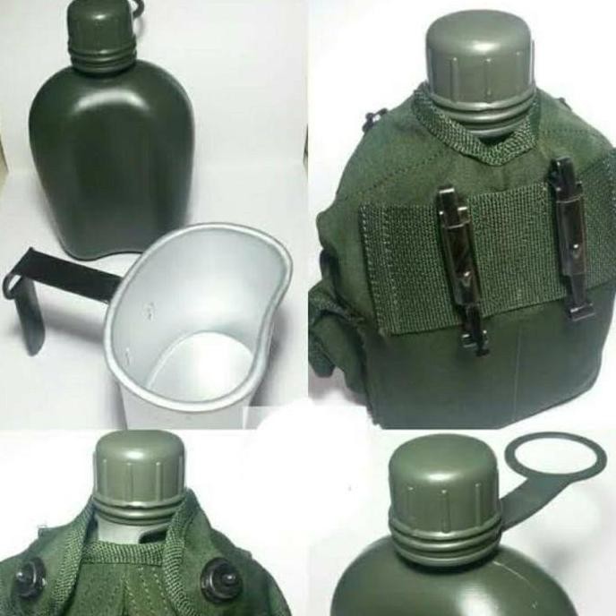 Peples Botol Air Minum Hijau TNI Original