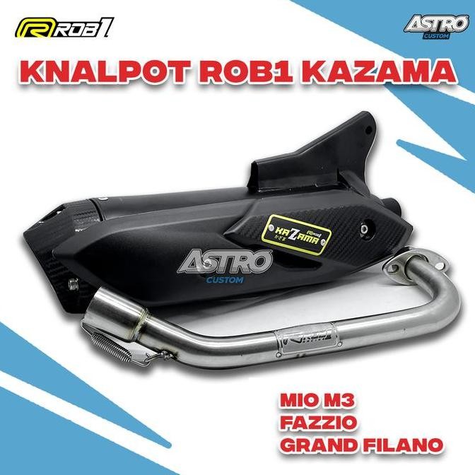 Knalpot ROB1 Kazama Mio M3 Mio S Z 125 Filano Fazzio Gear Freego