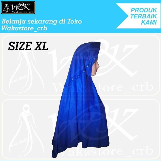 Kerudung Hijab Sekolah Anak Warna BIRU ELEKTRIK TK SD SMP SMA DEWASA