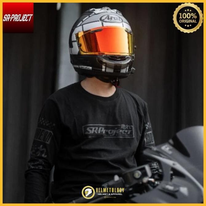 SR Project Ride On Black Edition Longsleeve Premium Kaos Lengan Panjang Long Sleeve Original