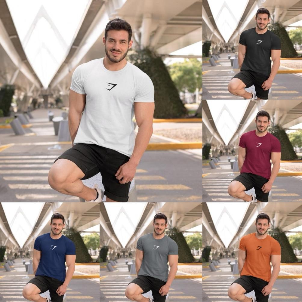 Original Kaos Gym Fitness Olahraga Gs Pria Cowok  Fit Body Gc27