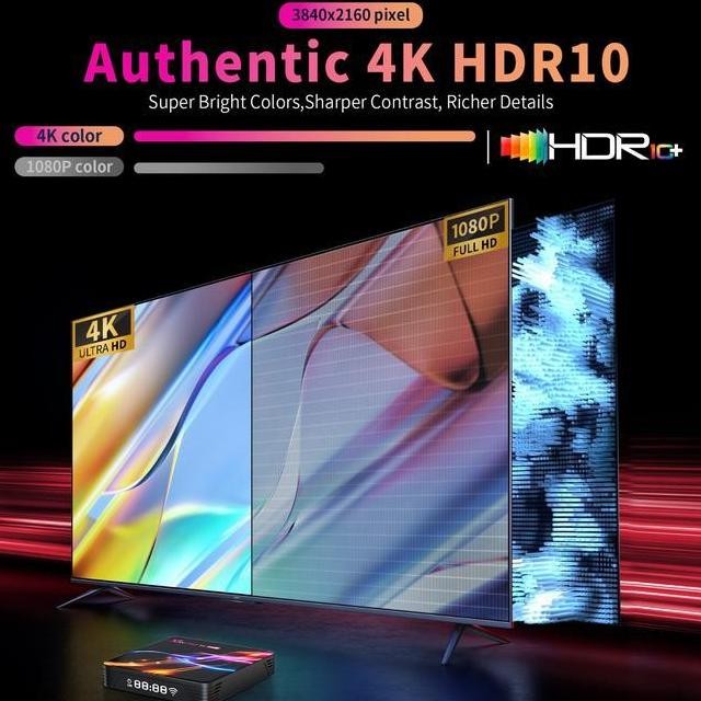 Tjbox Android Tv Box X88 Pro 14 4Gb64Gb Rk3528A Quadcore Cortexa53 Hdmi Usb