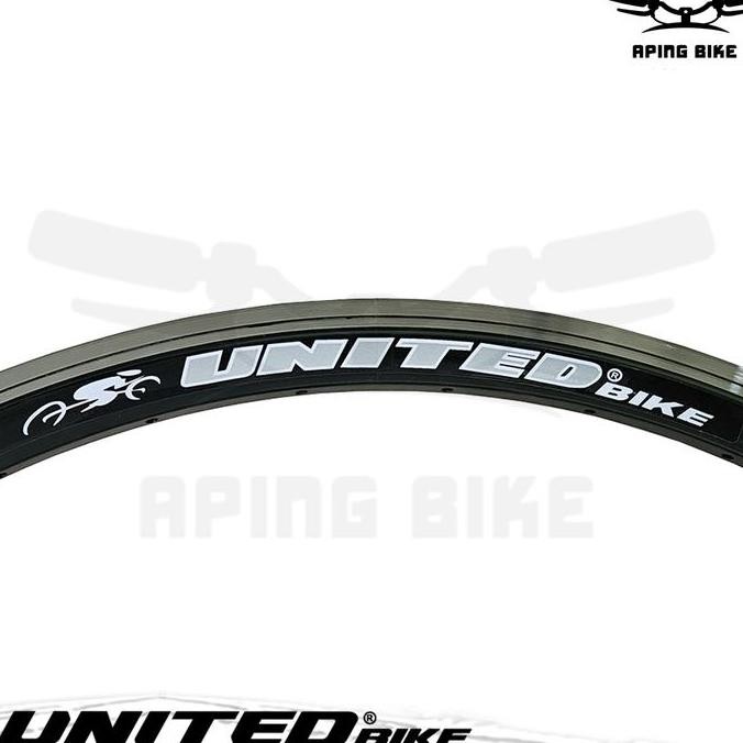 Velg Alloy United 04B 700C Rims Untuk Sepeda Fixie Roadbike