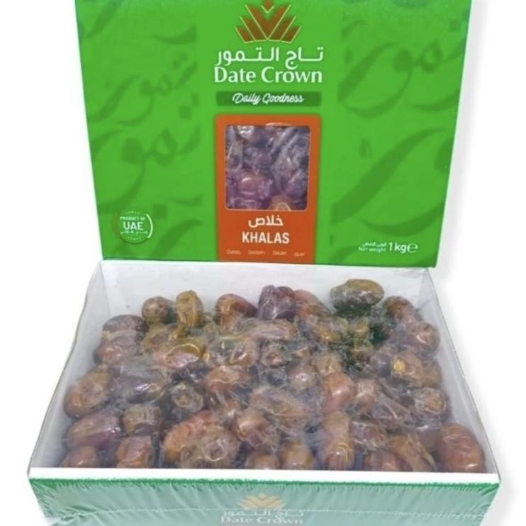 Kurma Date Crown Khalas 1Kg Buah Kurma Date Crown Khalas 1Kg