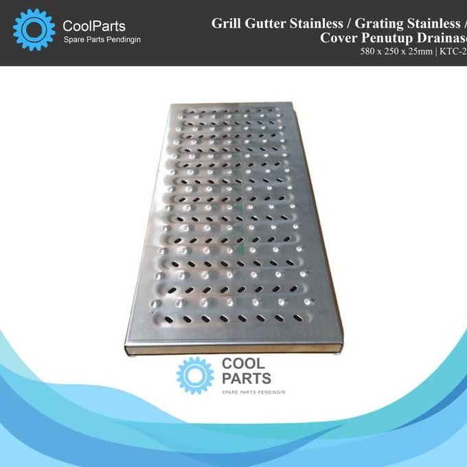 Grill Gutter Stainless/ Grating Stainless / Cover Penutup Drainase