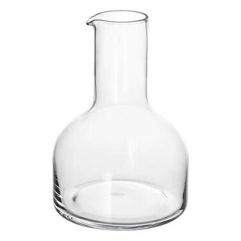 Karafe Kaca Bening Bentuk Cantik Botol Pitcher Air Minum 1L - Original