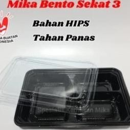 Mika Bento 3Sekat Bento Box 3Sekat 1Pa 50Set