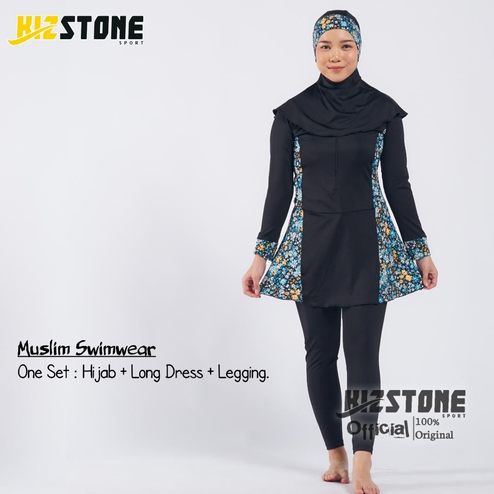 Baju Renang Muslimah Motif | Baju Renang Wanita
