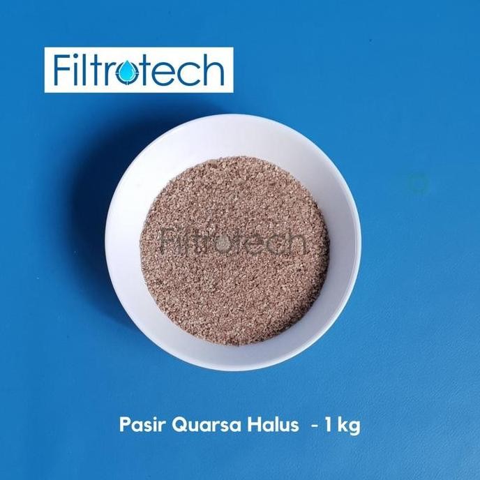 Filter Air Pasir Silika Kuarsa / Silica Quarsa Halus-Sedang 1 Kg
