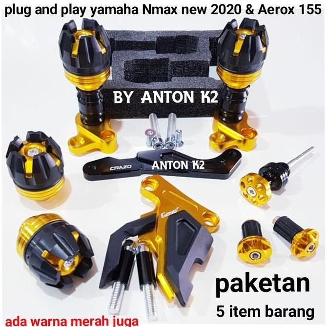 Aksesoris Paket 5 Variasi Jalu Knalpot Set Nmax-N Max 2020-Aerox 155 Forsale