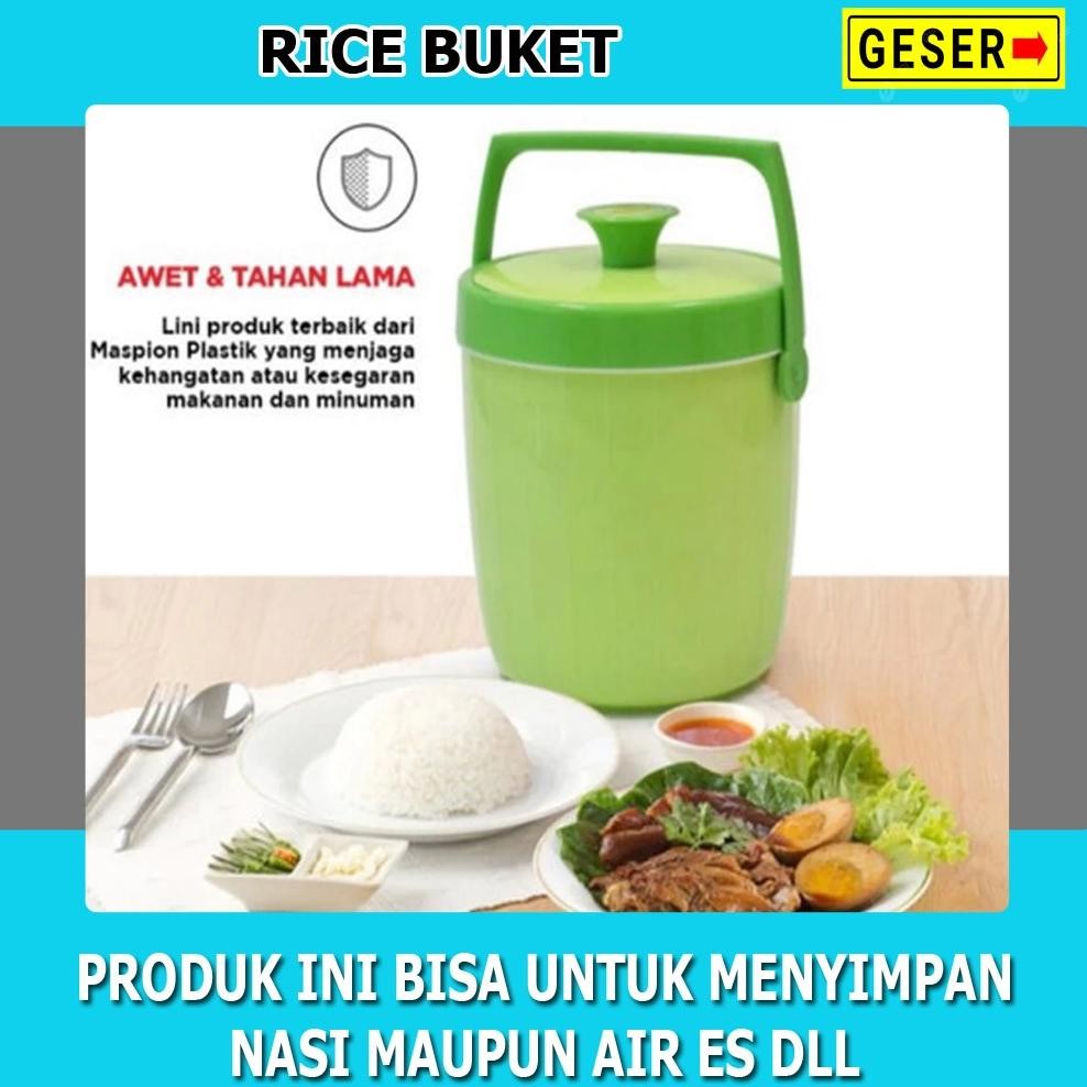 Promo Xtra Rice Bucket 10,5 Liter / Termos Nasi / Termos Es Batu  / Termos Nasi Besar / Termos Es Ba