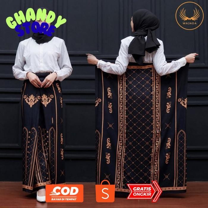 CQ37 Sarung Wanita Santriwati Wajada Terbaru Kain Santung Tebal Viral