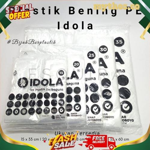 New Kantong Kresek Plastik PE Idola Transparant PEX