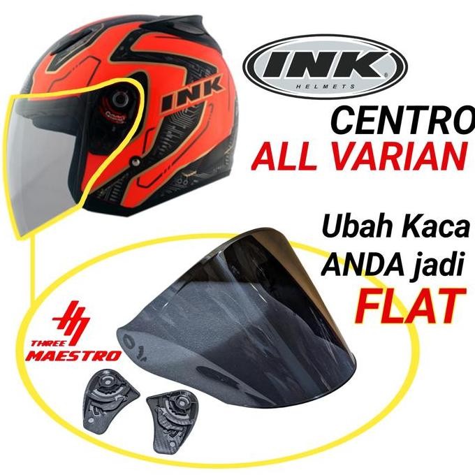 Kaca Helm INK CENTRO Visor FLAT venom open ink centro sentro flat