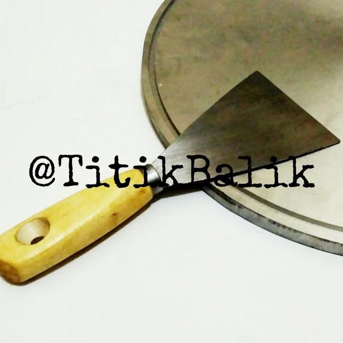 Wajan Loyang Cetakan Kue Crepes Leker 30 Cm Besi Almunium Cor 1 Set