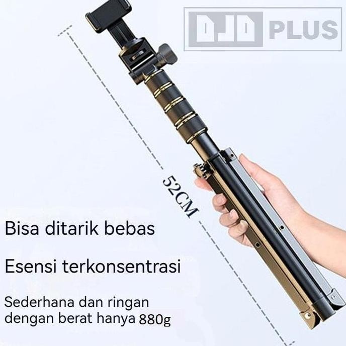 Tripod Handphone 2 Meter Besi Plus Mini ball head Holder/Tripod Hp