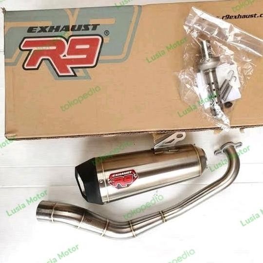 Promo Knalpot R9 New Alpha PCX 160 - Knalpot R9 PCX 160 COD