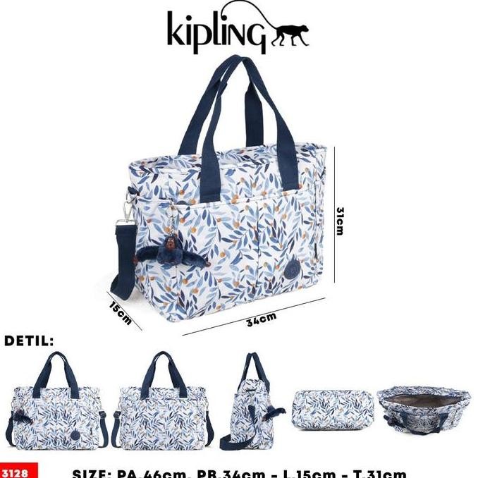 Tas kipling selempang wanita / KIPLING BESAR / IMPORT / 13128 motif