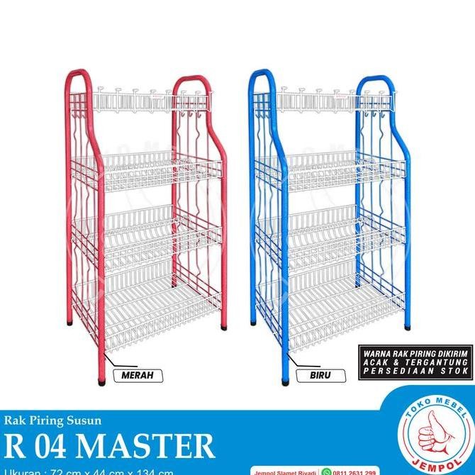 Rak Piring/Rak Piring R04 Master/Rak Piring & Gelas/Rak Dapur