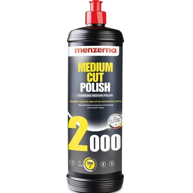 Premium Menzerna 2000 Medium Cut Polish 1 Liter, kompon compound poles mobil Promo