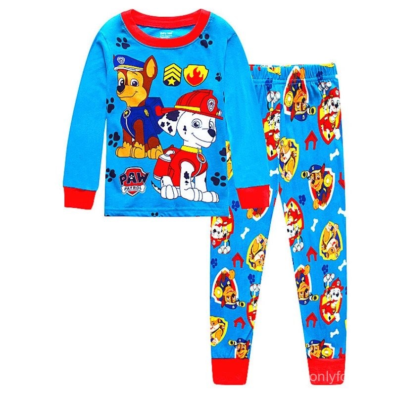 PAW Patrol  Spring Autumn Long Sleeve Baby Boys Clothing Sets Children's Pajamas Girls Cartoon Sleep