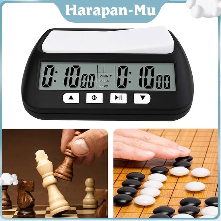 UGNDA Jam Catur Butterfly Digital Chess Clock Count Timer / Down Timer Chess Game Hitam / Clock Digi