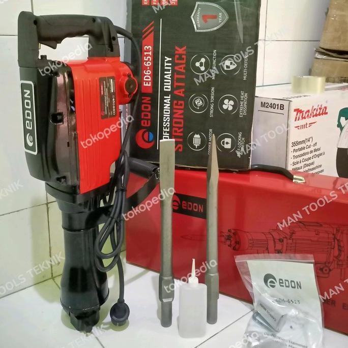 ZYUNJI- Mesin Bobok Beton Edon ED6-6513 Jack hammer Dril Edon Bobok Beton Batu