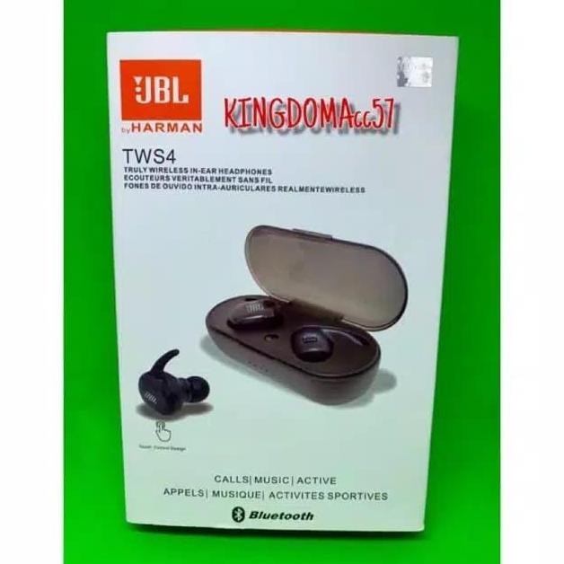 Headset bluetooth JBL TWS 4 Wireless earphone bluetooth Original