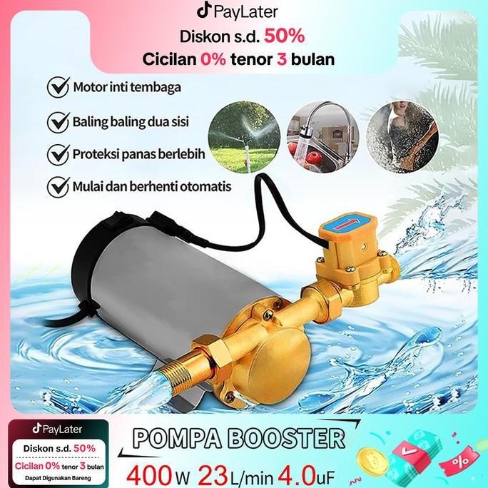JERICOMM- Pompa Pendorong 150 Watt Mesin Pompa Otomatis / booster air pendorong otomatis/rumah tangg