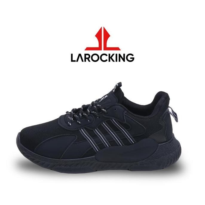 Larocking - Saka Hitam | Sepatu Sneakers Casual Gym