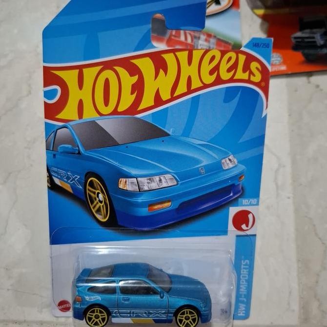 hotwheels 88 honda crx biru